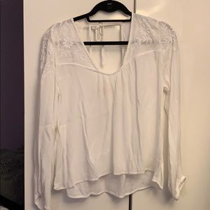 Gauze crepe top